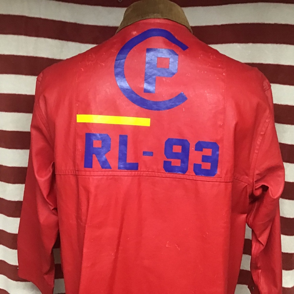 Guc Rare vintage CP93 firemans slicker Sz M - Picture 2 of 8